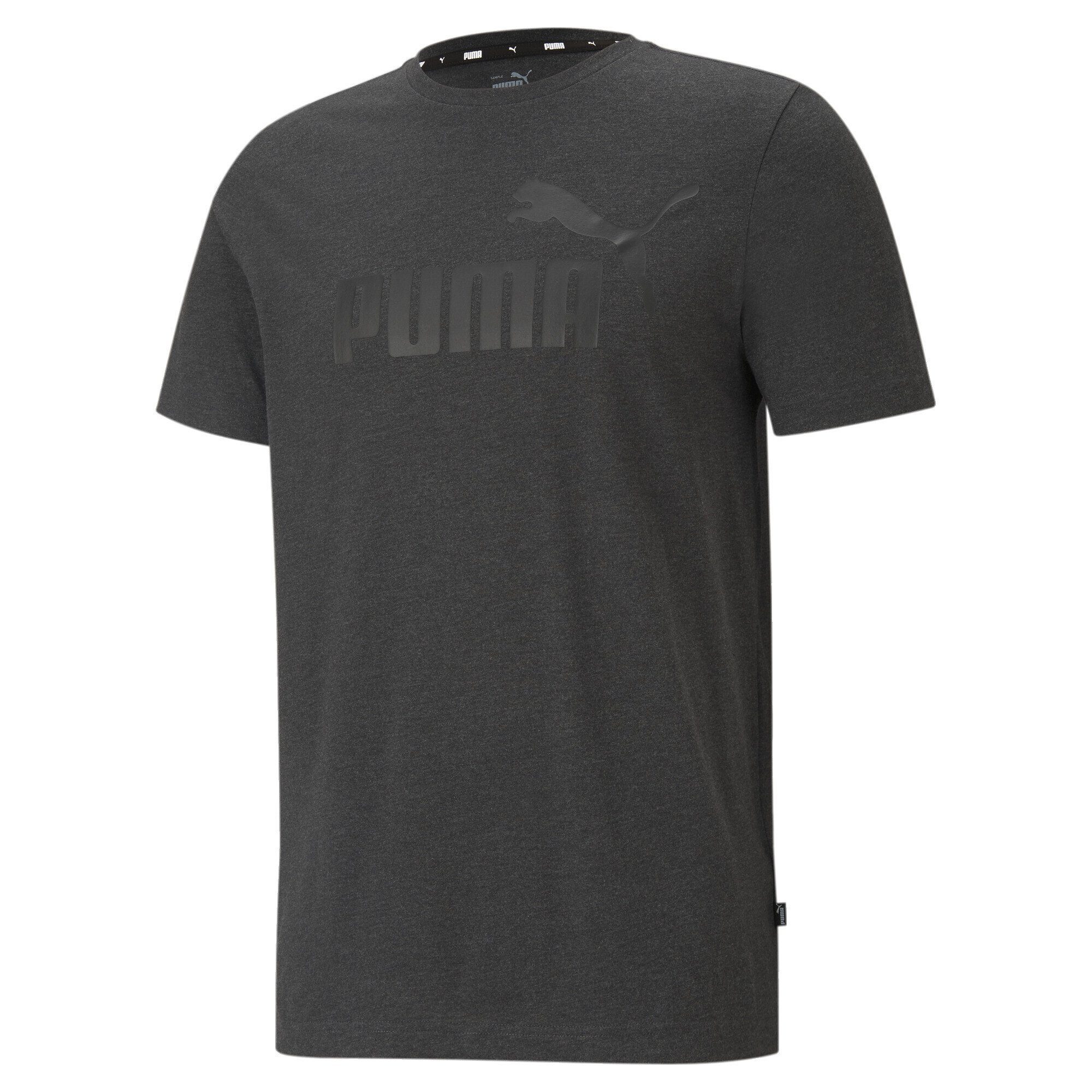 PUMA T-Shirt Essentials Heather T-Shirt Herren Dark Gray Heather