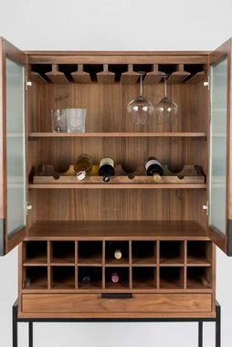 Zuiver Weinschrank Buffetschrank Weinschrank TRAVIS WALNUT von ZUIVER