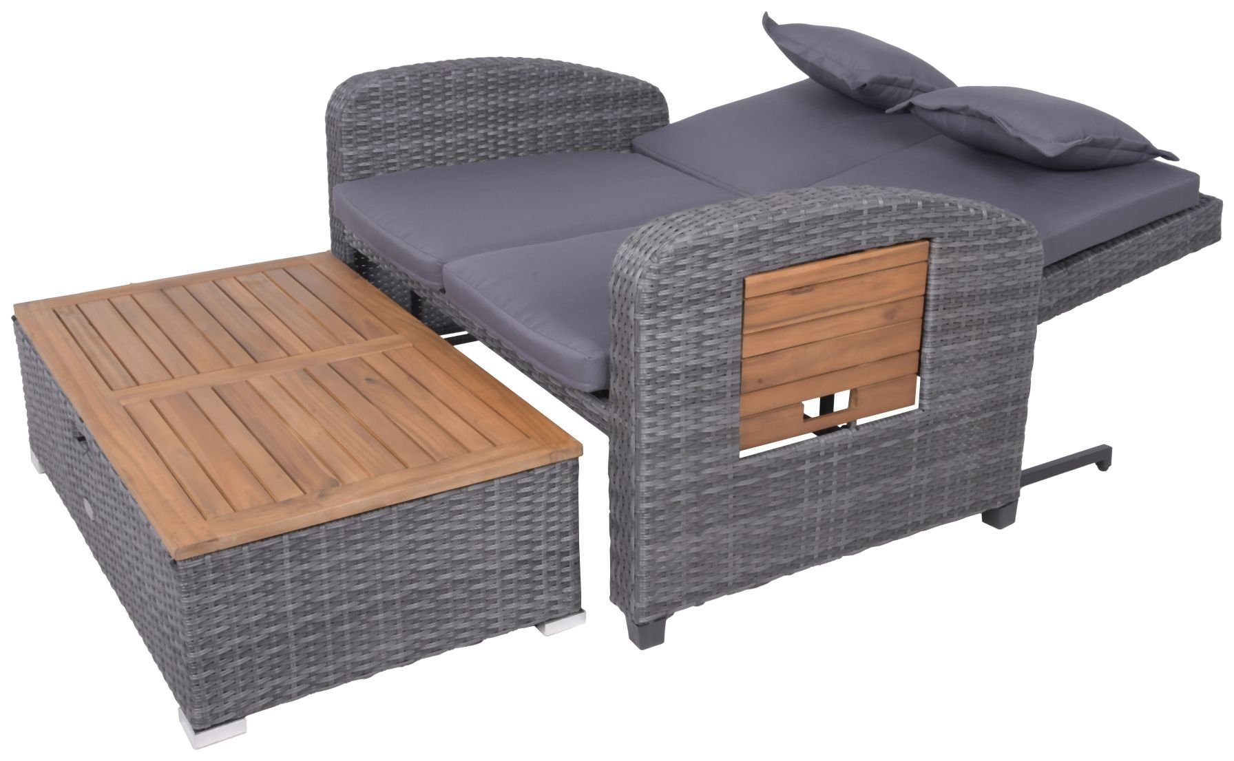 Garden Pleasure Gartenlounge-Set Gartensofa Funktionssofa BARI günstig online kaufen