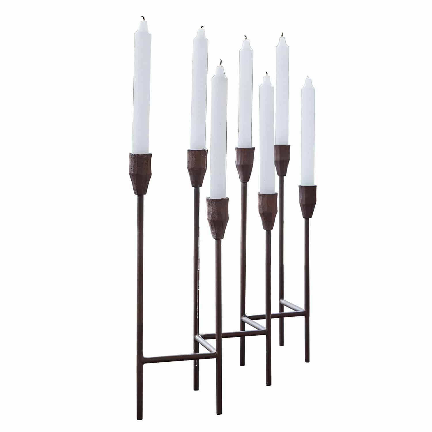 Mirabeau Kerzenständer Kerzenständer Brissande antikbraun