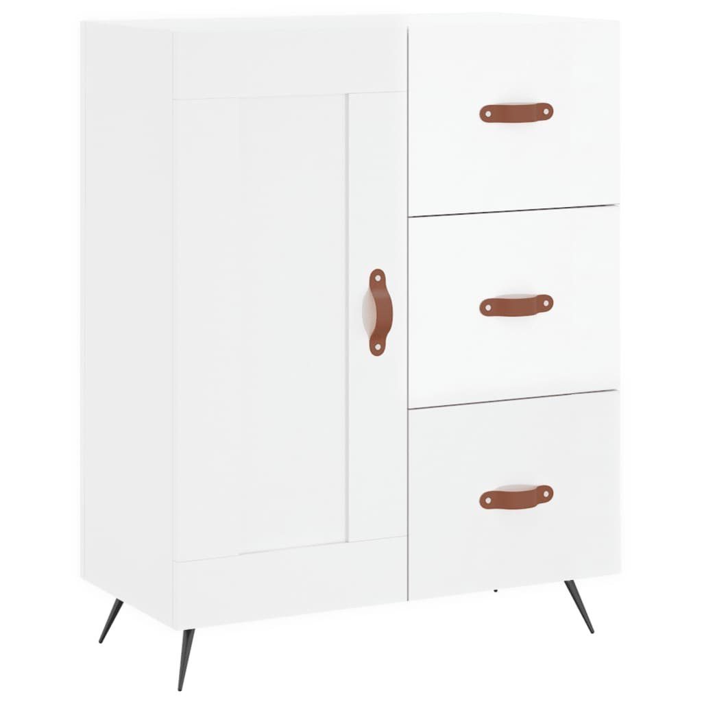 Sideboard Sideboard Hochglanz-Weiß 69,5x34x90 cm Holzwerkstoff