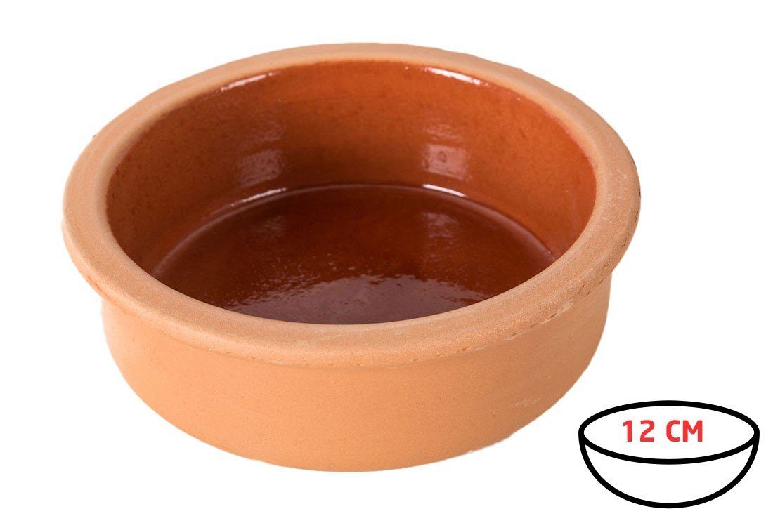 Stück Dekonaz, 1 Auflaufform, Erde Dekonaz Salatschüssel Irdenware, 12 cm, Tongeschirr,