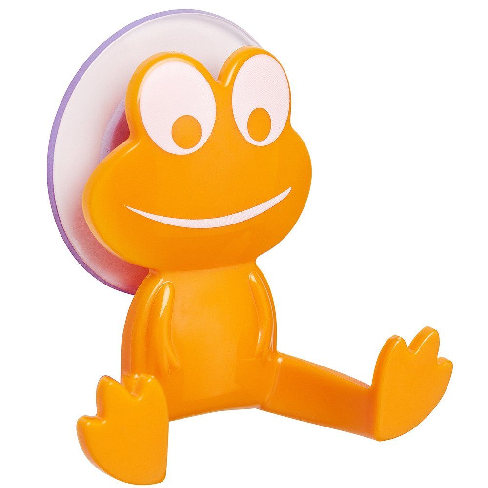 WENKO Handtuchhaken Universal Haken für Saugnapf, Aufhänger FROSCH -, WENKO