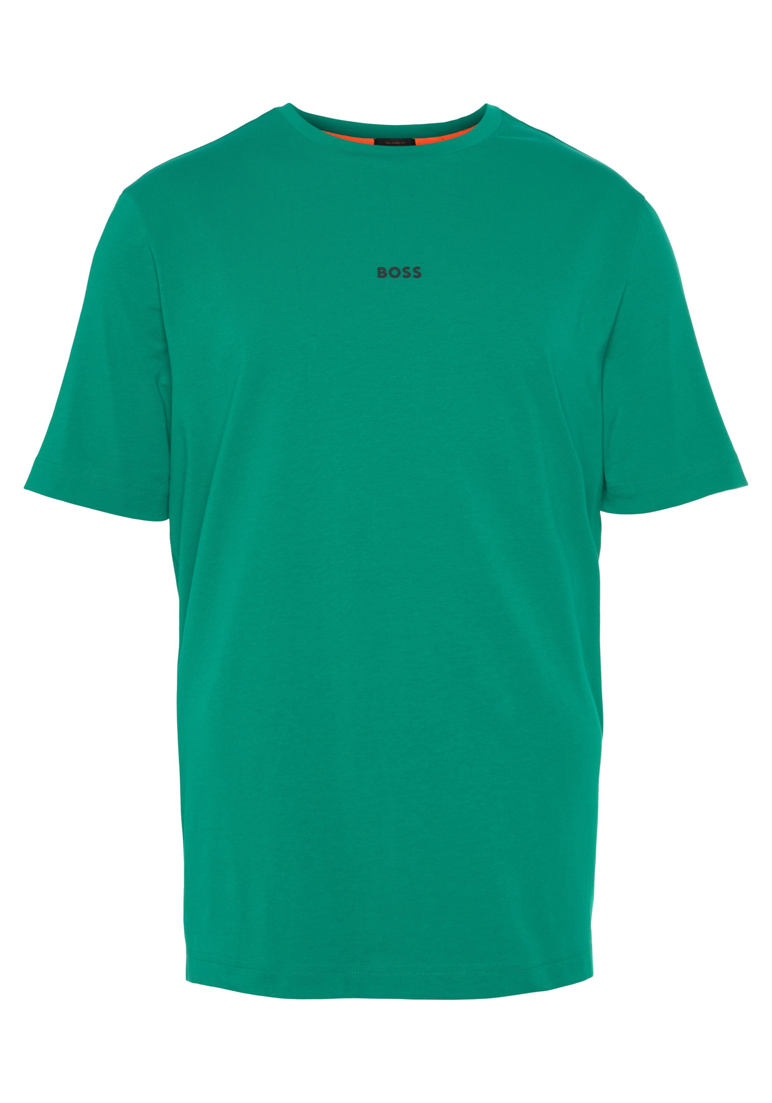 BOSS ORANGE Kurzarmshirt TChup mit BOSS-Logodruck auf der Brust Medium_Green