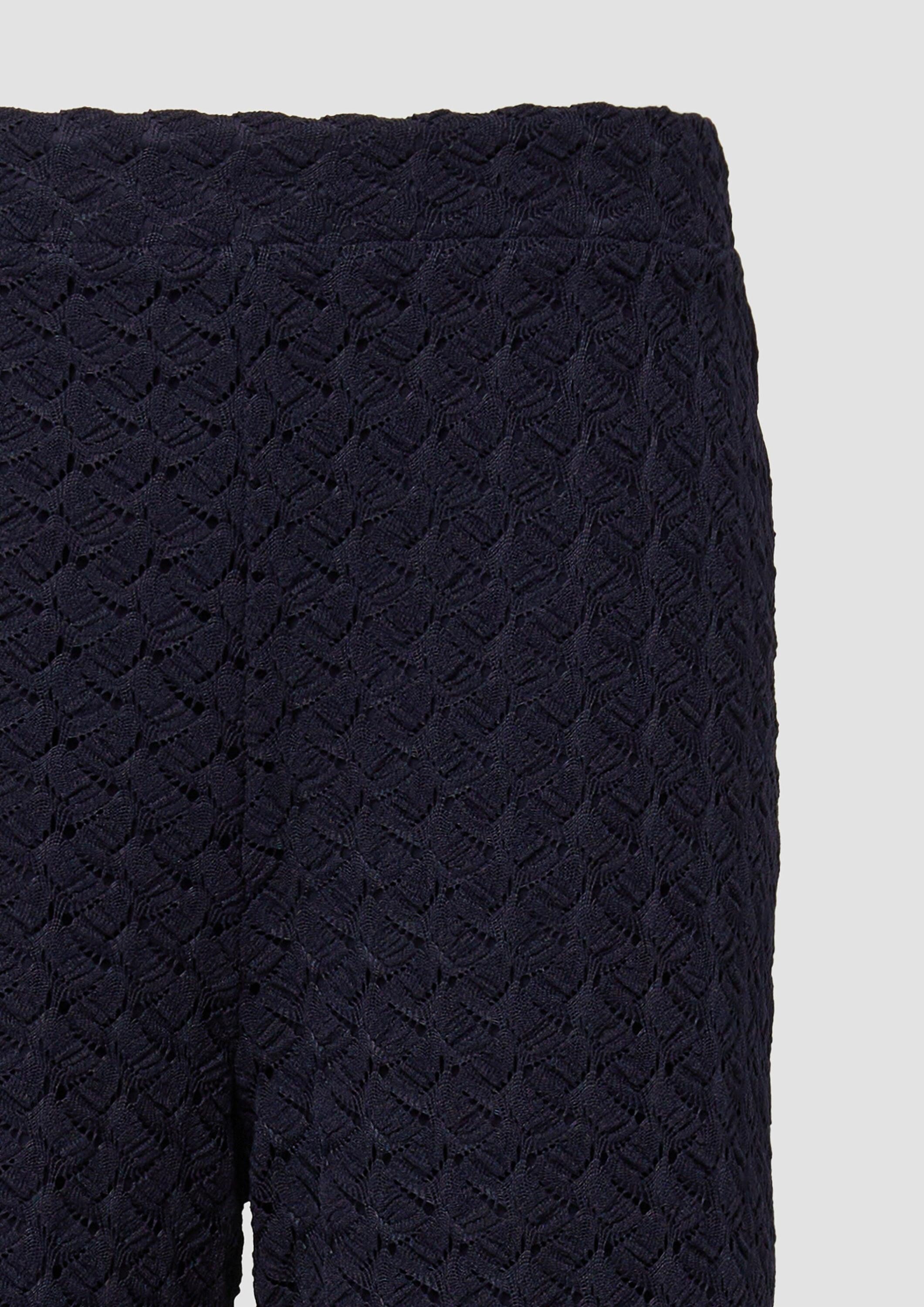s.Oliver Culotte Hose Culotte aus Strickjersey mit Futter und Elastikbund