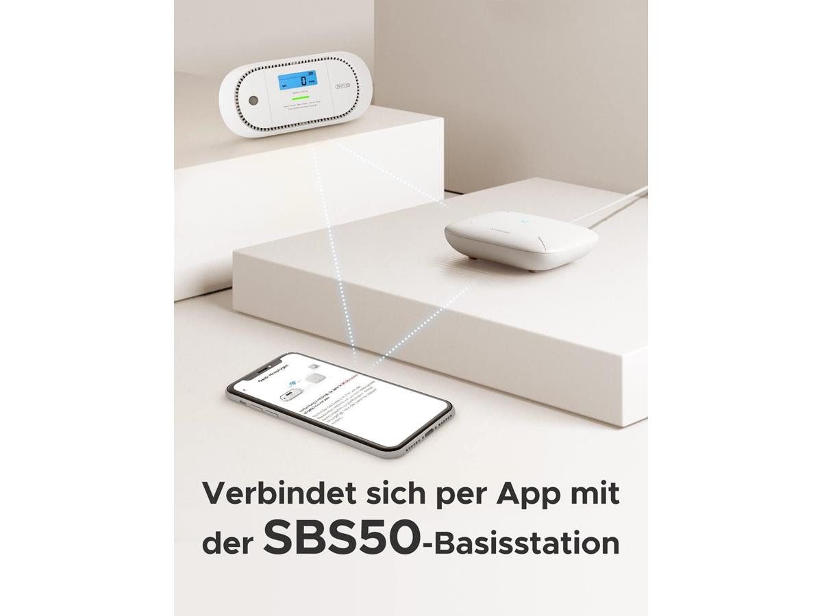 X-SENSE XC01-M CO-Melder (LCD-Display, App gesteuert, integrierter Figaro-CO-Sensor)