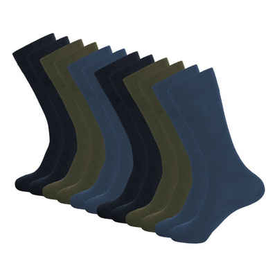 BOSS Businesssocken RS Uni Colors CC (6-Paar) mit dezentem Markenschriftzug