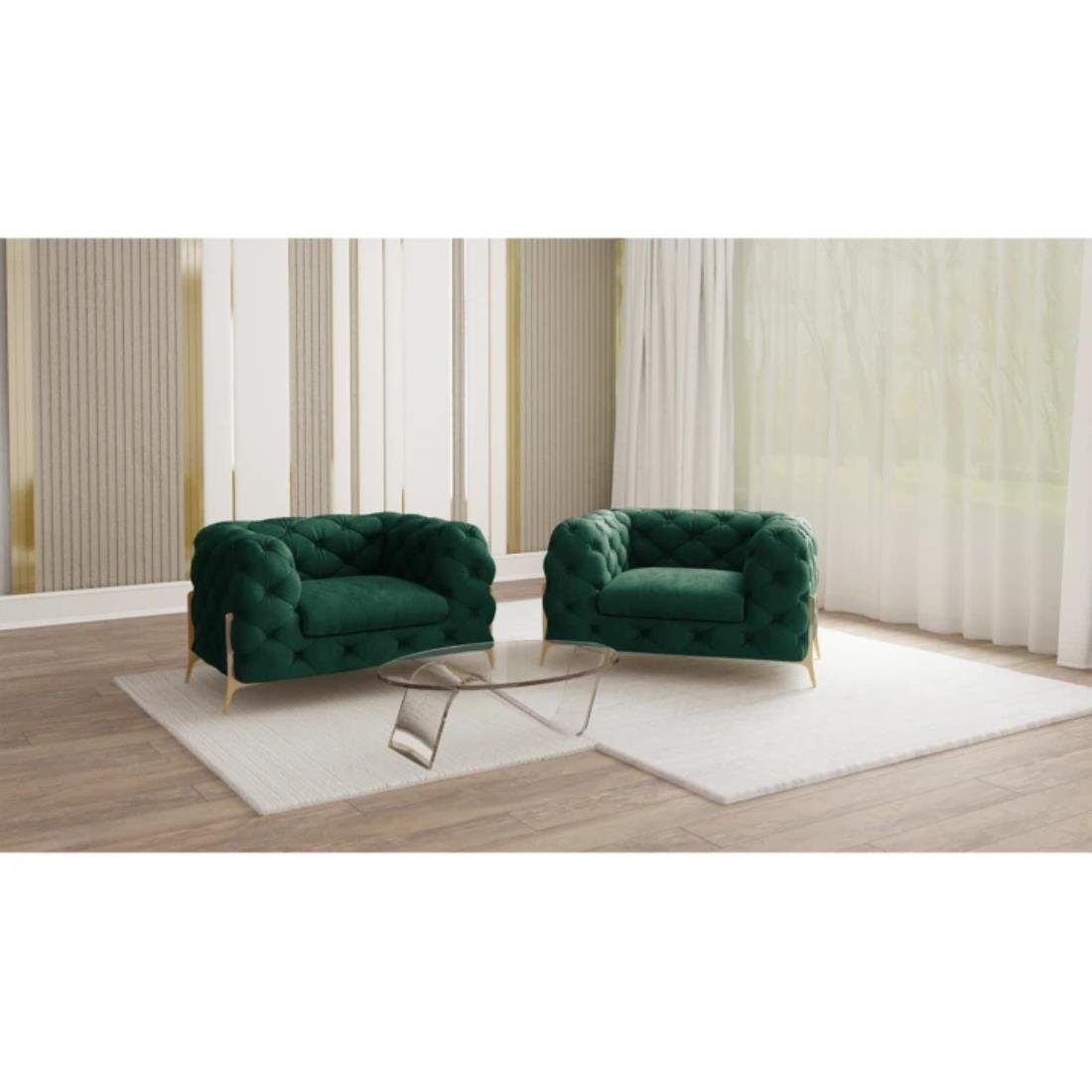 S-Style Möbel Chesterfield-Sessel Ashley mit Goldenen günstig online kaufen