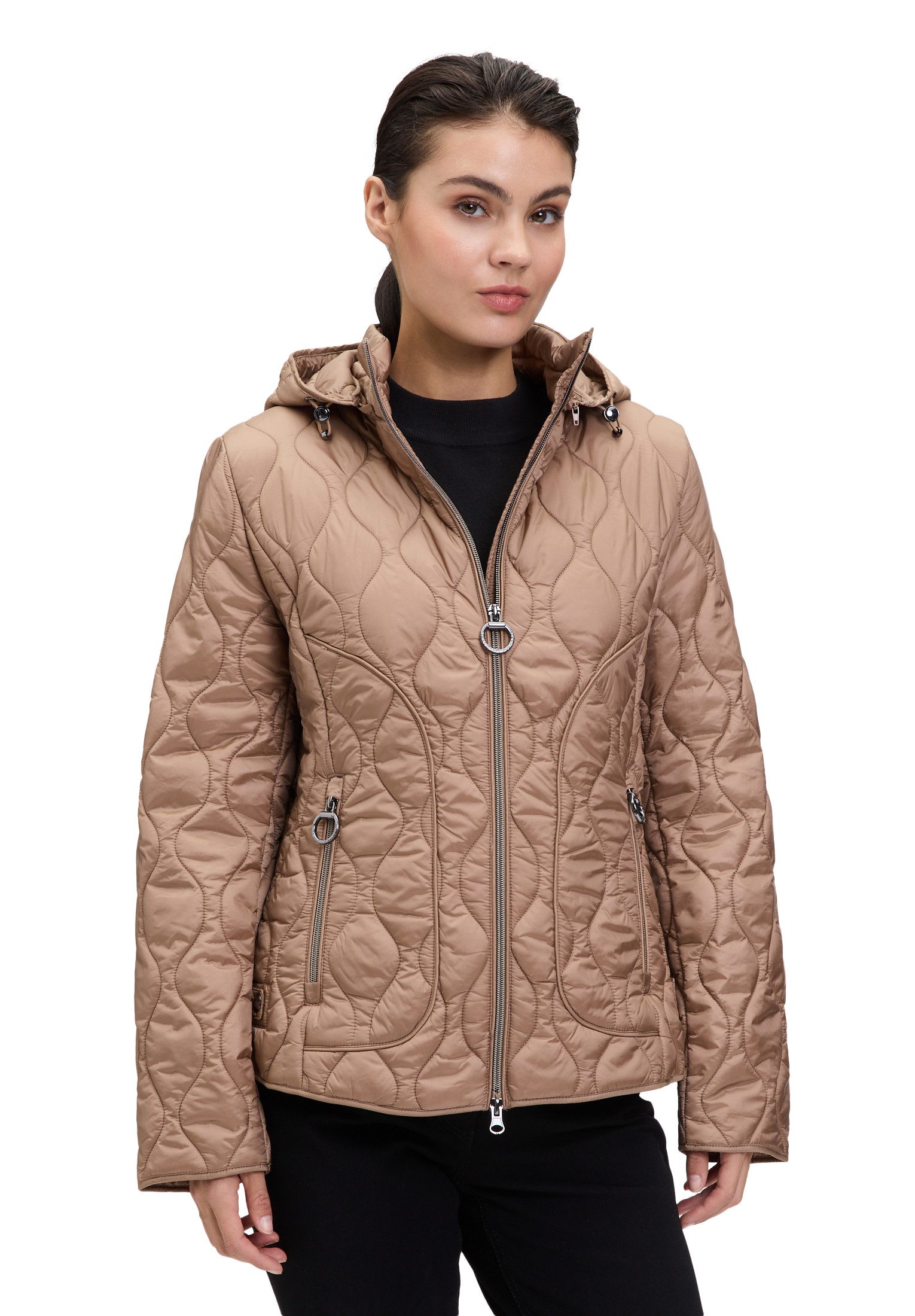 Outdoorjacke Betty Barclay Damen Outdoorjacke mit abnehmbarer Kapuze
