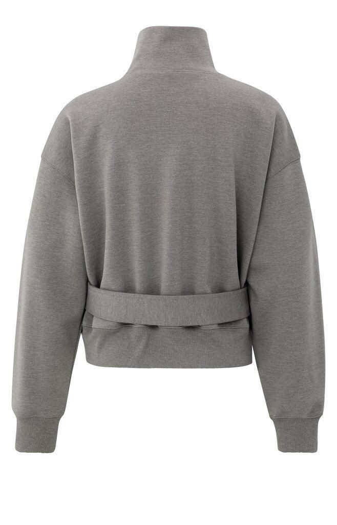 YAYA Sweatshirt Sweatshirt mit Gürtel günstig online kaufen