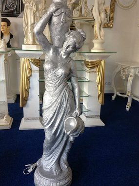 Schatzkiste1 Dekofigur Figurenlampe Stehlampe Griechische Antik 170.cm Hoch NEU, Frauenfigur