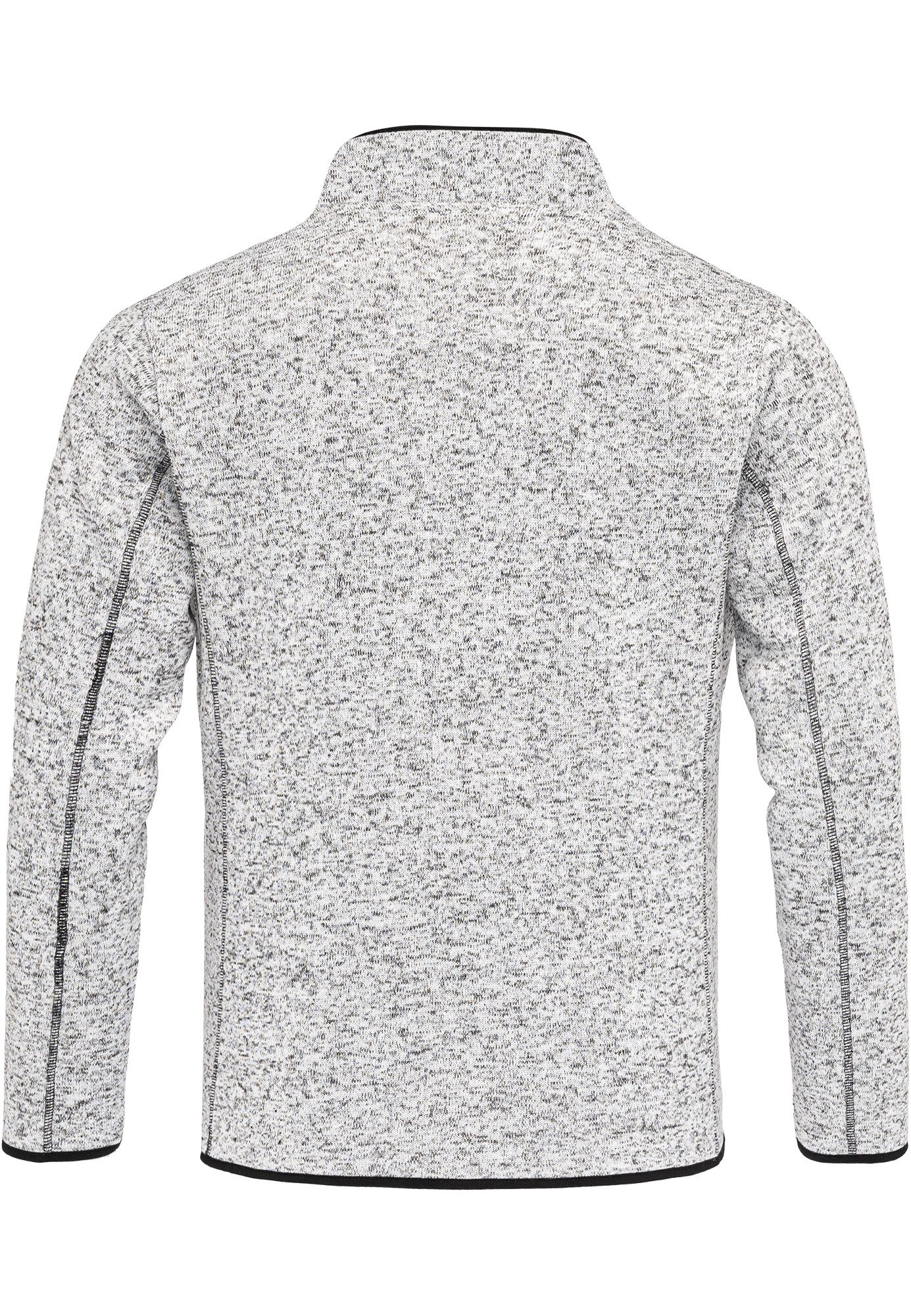 Amaci&Sons Fleecejacke HARVEY Fleecejacke Herren Strickfleece Sweatjacke Zi günstig online kaufen