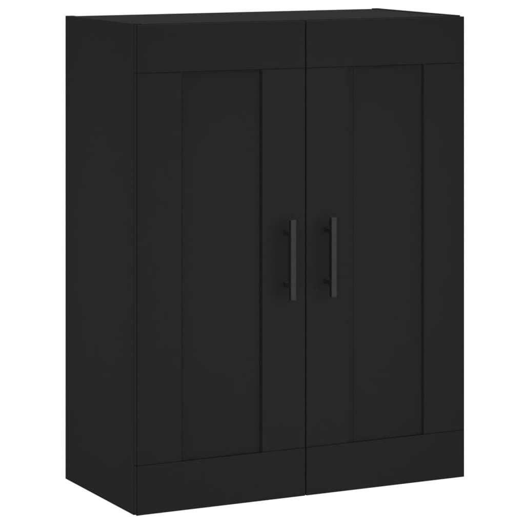vidaXL Hängeschrank Wandschrank Schwarz 69,5x34x90 cm günstig online kaufen