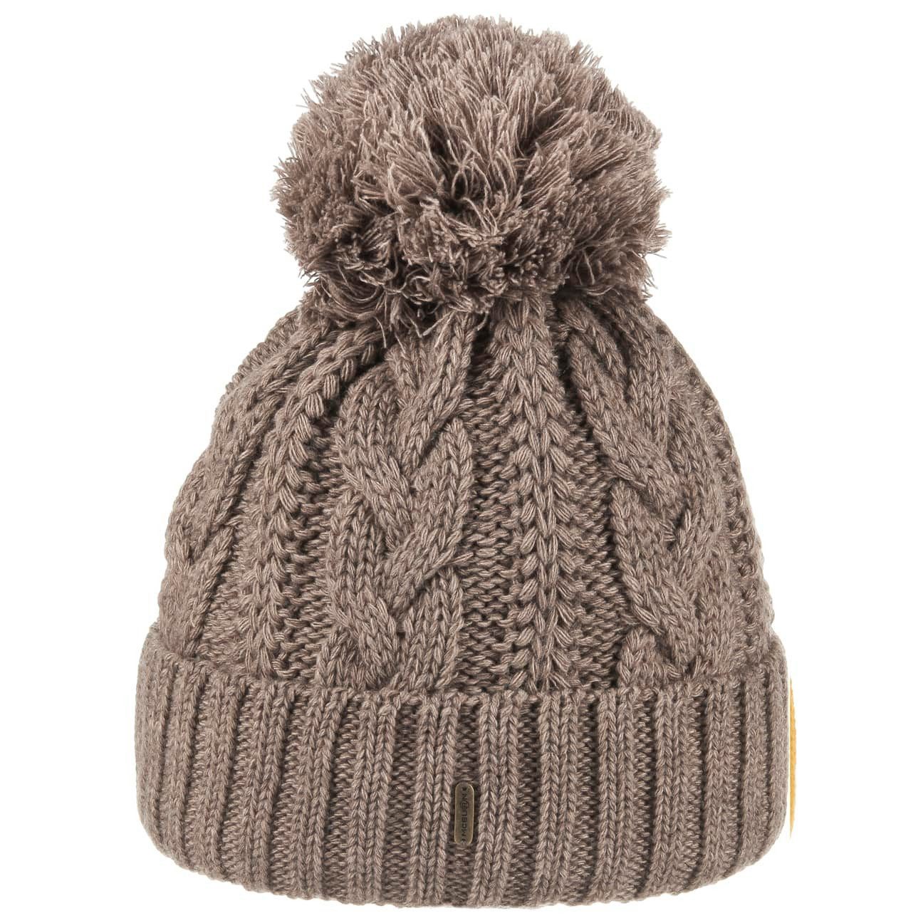 McBurn Bommelmütze (1-St) Damenmütze mit Umschlag, Made in Italy günstig online kaufen