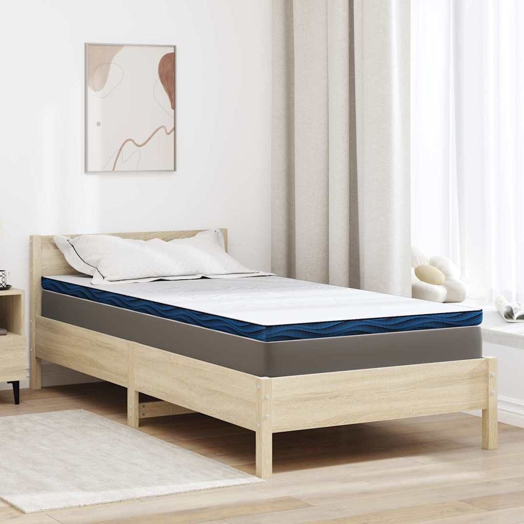 Matratzenauflage vidaXL, Matratzenauflage Weiß 90 x 190 cm Jacquard Stoff