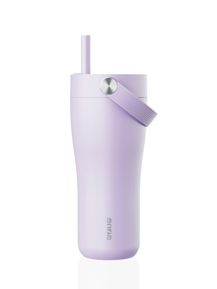 equa Thermobecher Carry Cup, Isolierbecher, 600 ml, 1-tlg., Edelstahl, Kunststoff, Stahl, auslaufsicherer Coffee-to-go-Becher