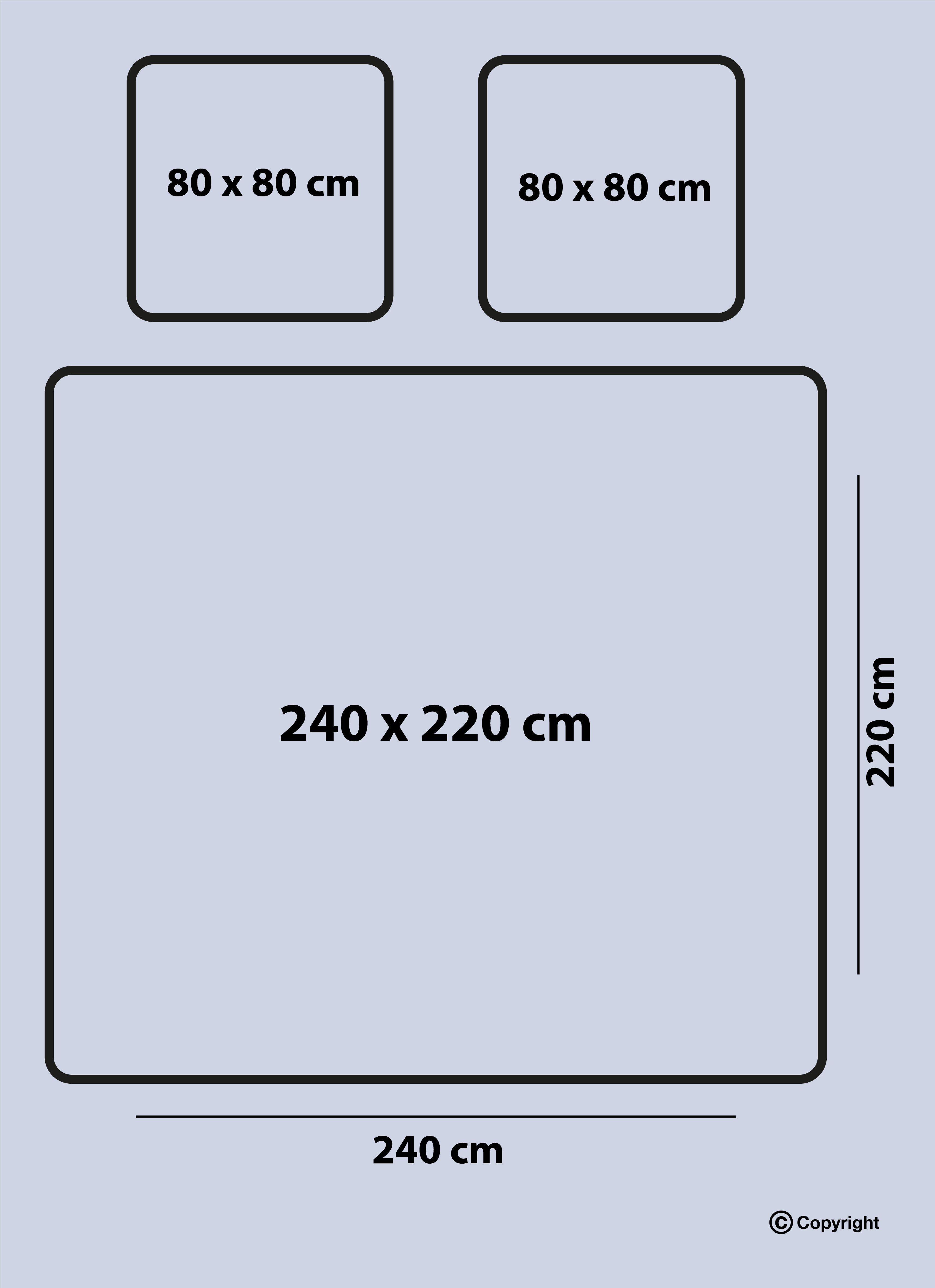 yadetextil Bettwäsche Bettwäsche 240x220 cm. 3 teilig set, Natur V1, Renfor günstig online kaufen