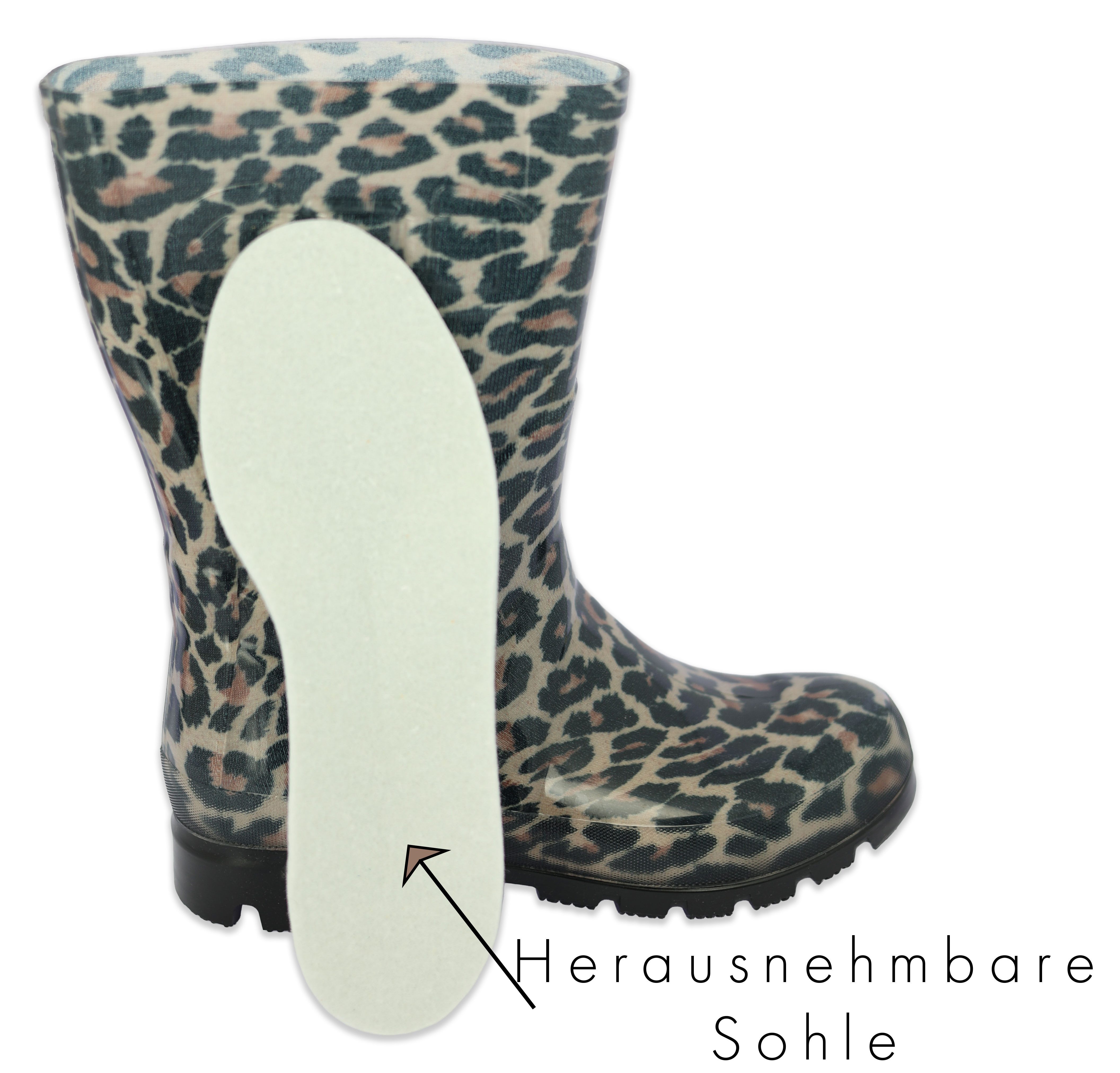Beck Damen Regenstiefel Catwalk Gummistiefel – Bild 5 von 5