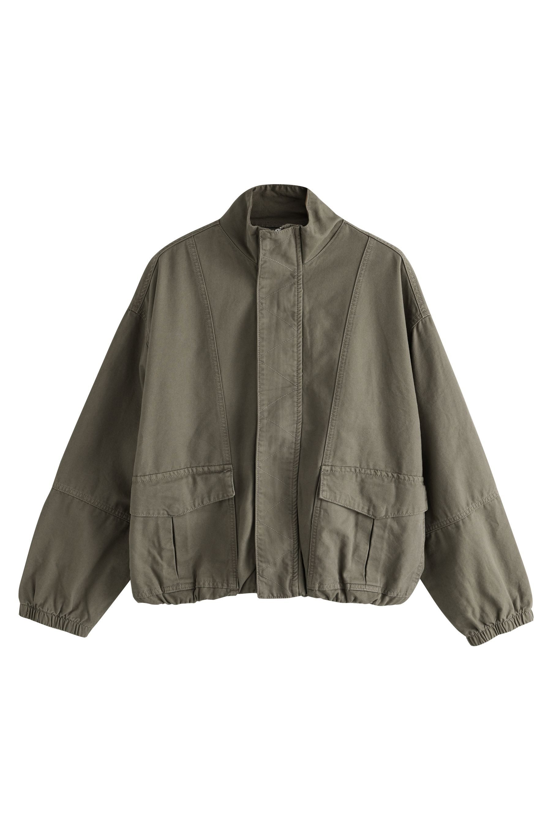 Next Jeansjacke Jacke mit Stehkragen (1-St)