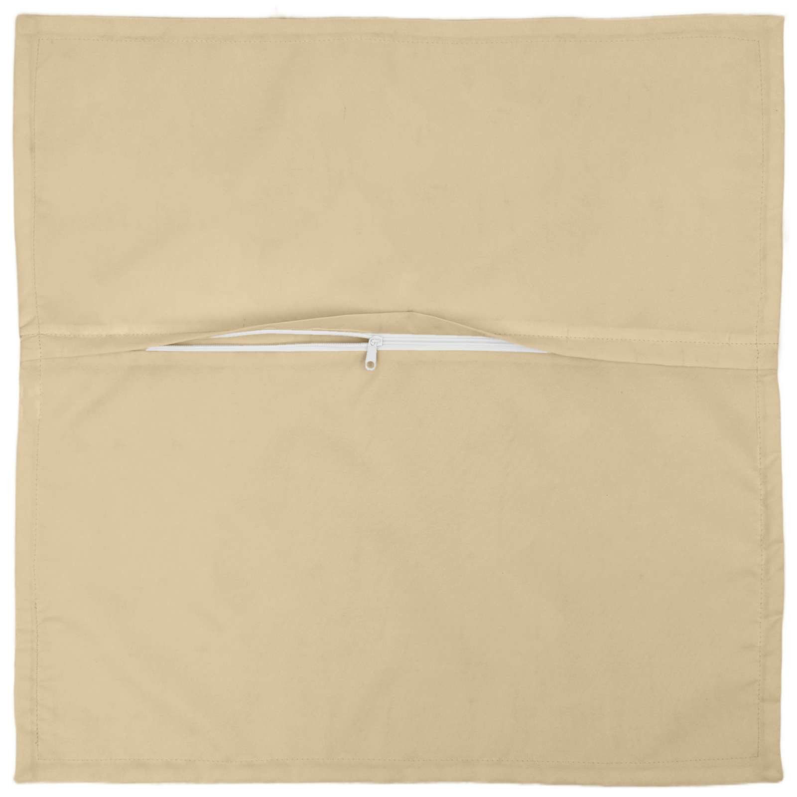 vidaXL Kissenbezug Kissenbezug 12 stk. HOUTEN Beige 45 x 45 cm Polyester, (12 Stück)