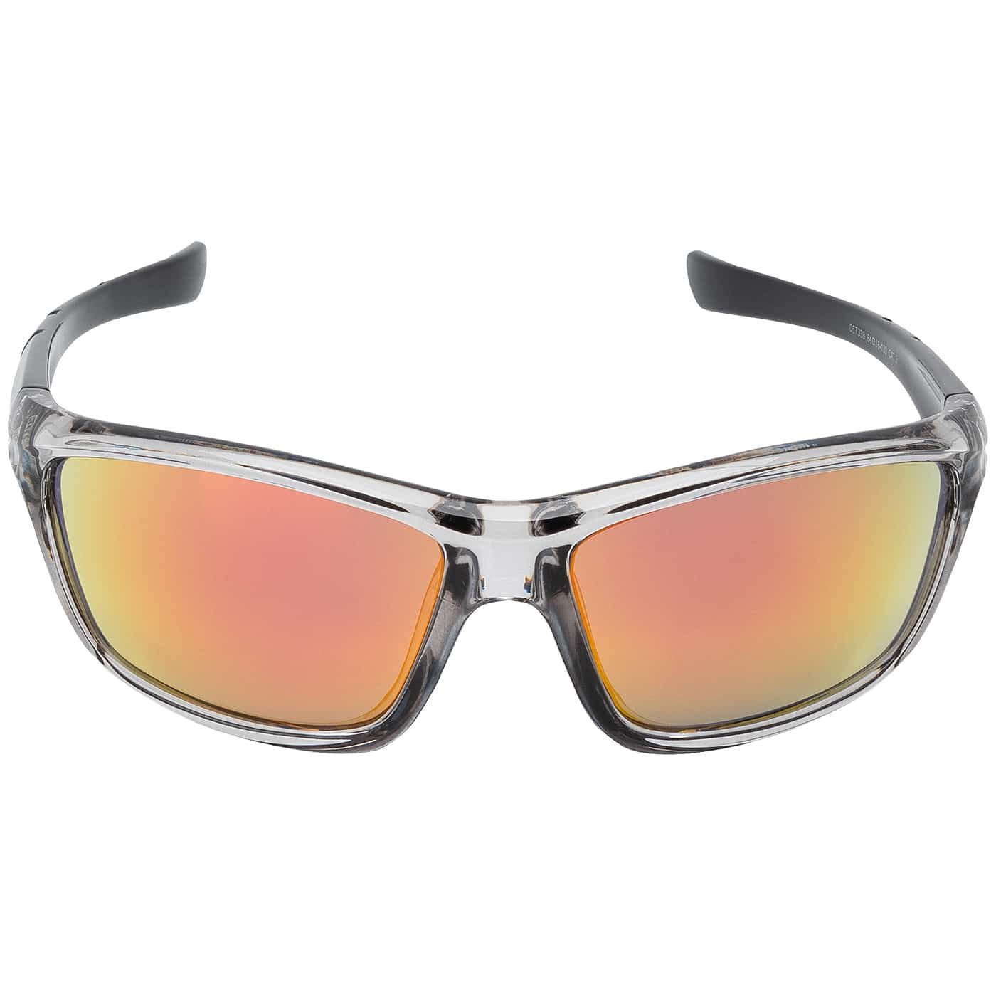 BEZLIT Eyewear Pilotenbrille Unisex Sonnenbrille Sportlich verspiegelt (1-St) mit schwarzen Linsen, Rot/Gelb, Blau und Blau Lila