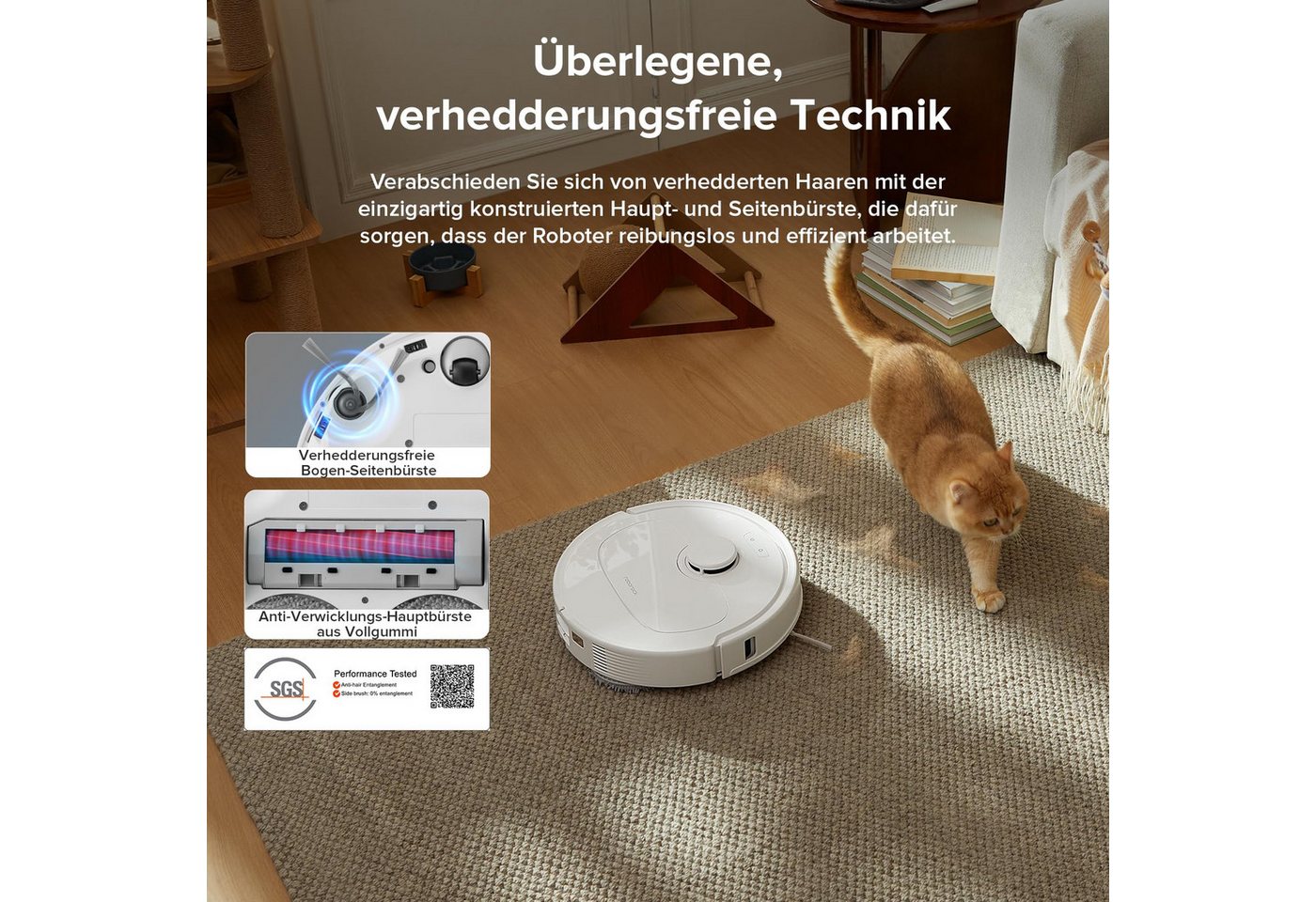 Roborock Saugroboter QV35A (Upgrade von Qrevo/Qrevo S), 60 W weiß