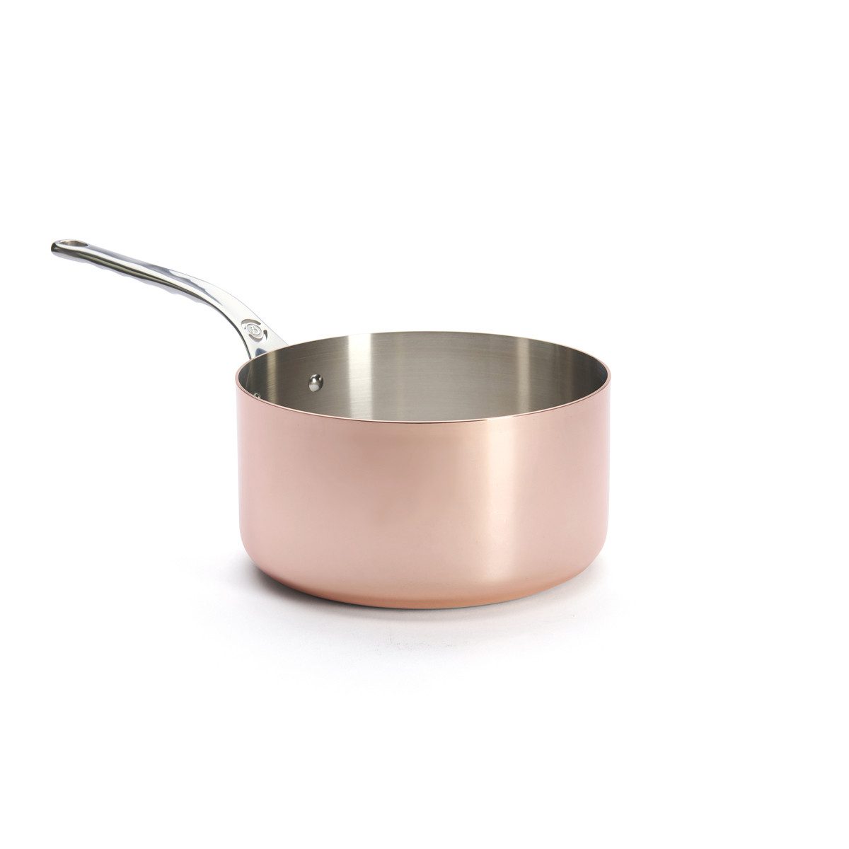de Buyer Kasserolle Prima Matera, Kupfer-Stiel 16 cm / 1,8 L induktionsgeeignet -