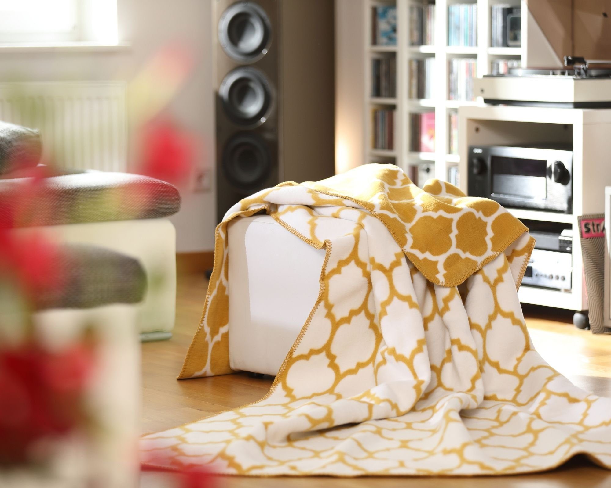 Wohndecke Orientalische Kuscheldecke aus 100 % Bio-Baumwolle, KOLTER, Nachhaltig, vegane Bio-Baumwolle, Made in Germany
