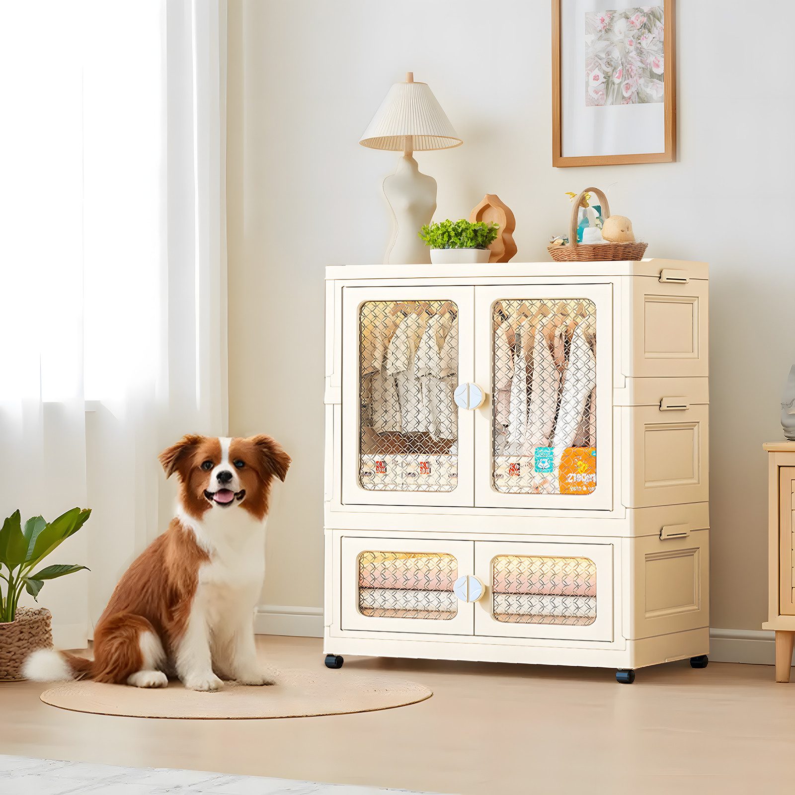 GarveeMore Mehrzweckschrank Kunststoff FreieAufstellung Hängend Garderobens günstig online kaufen