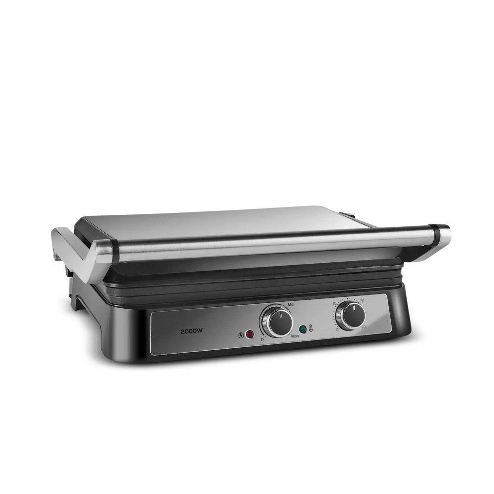 Karaca Toaster Karaca Toastmate Inox Toaster und Grillgerät 6 Scheiben 2000 W