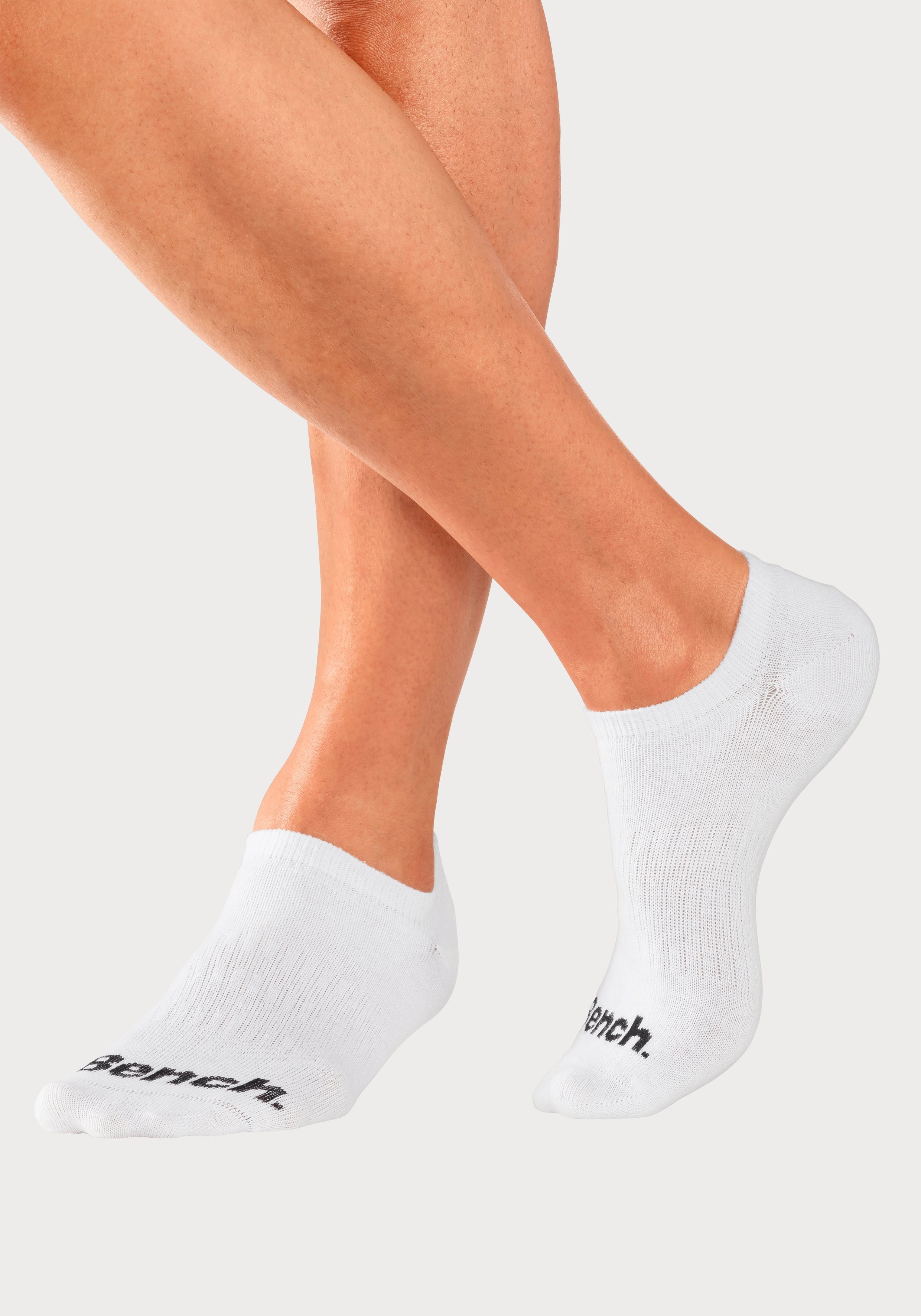 Bench. Sportsocken (Set, 6-Paar) Sneakersocken im weiß verschwinden 6x Schuh