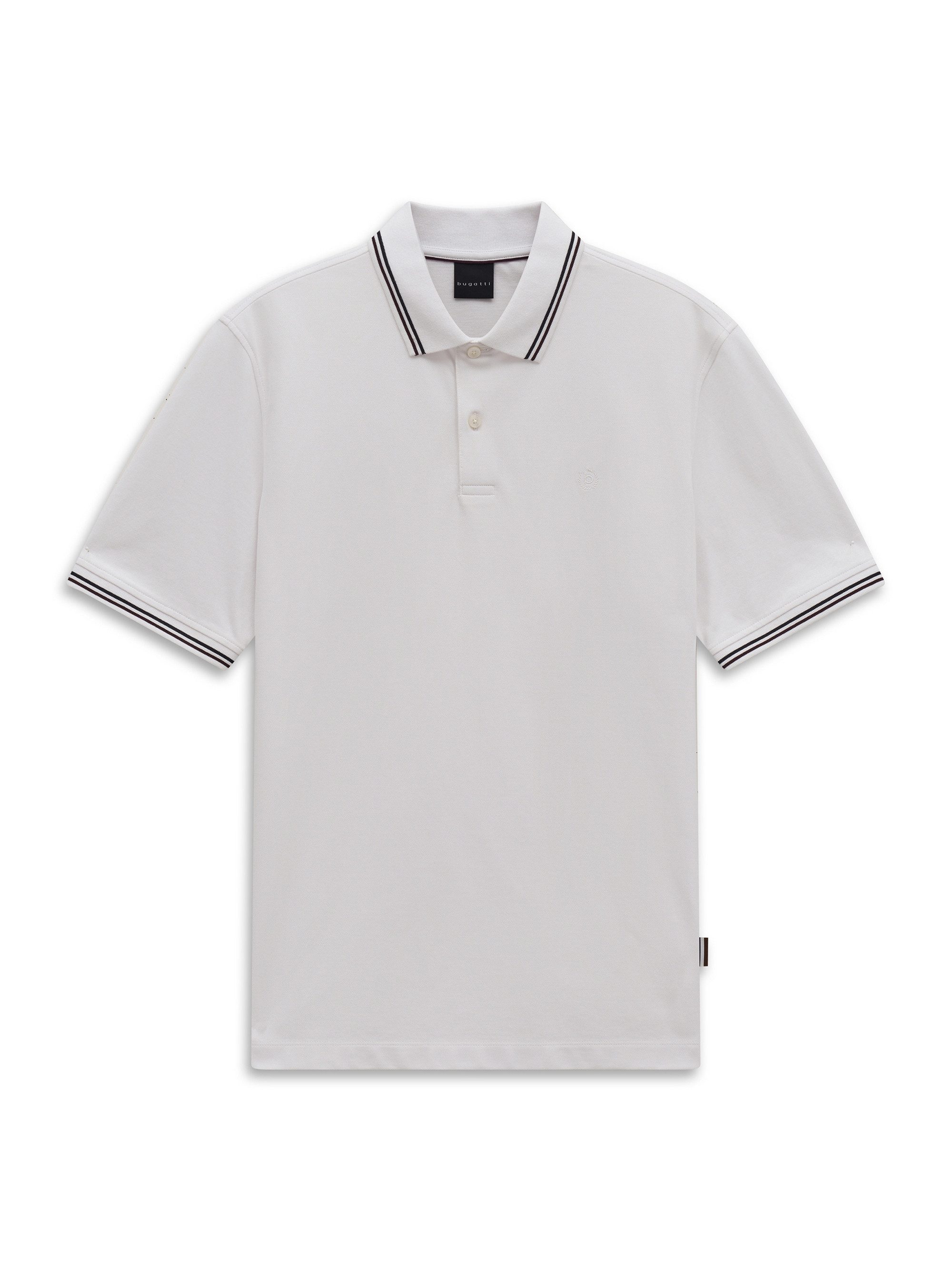 bugatti Poloshirt Modern Fit Modern Fit Baumwoll-Piqué Kurzarm Polokragen – Bild 4 von 5