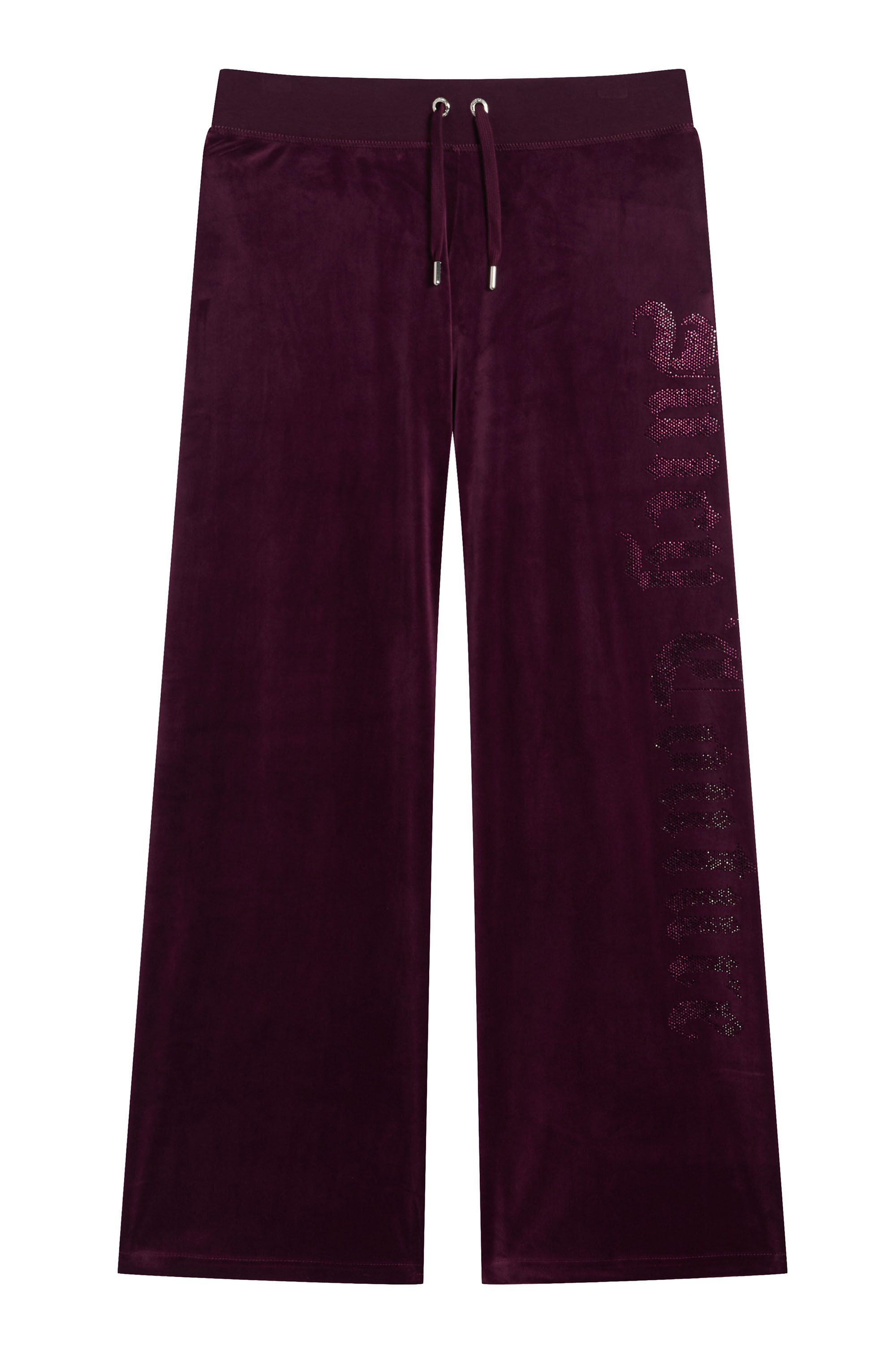 Juicy Couture Sweathose OLD GOTHIC OG STRAIGHT TRACKPANT Damen Trainingshose Damen, Sweathose, Velour, Jogginghose mit Glitzer, Sale
