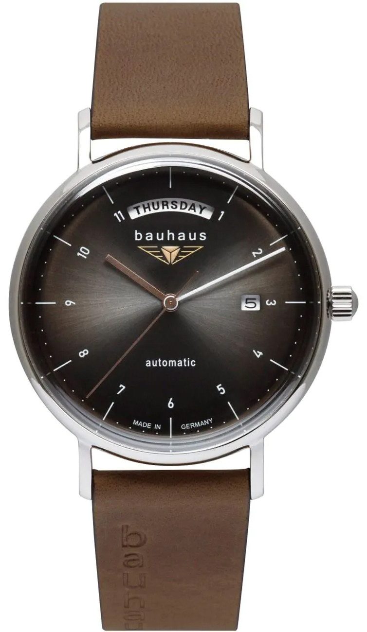 bauhaus Quarzuhr Herrenuhr Automatik Edelstahl - Bauhaus Modell: 2162-2