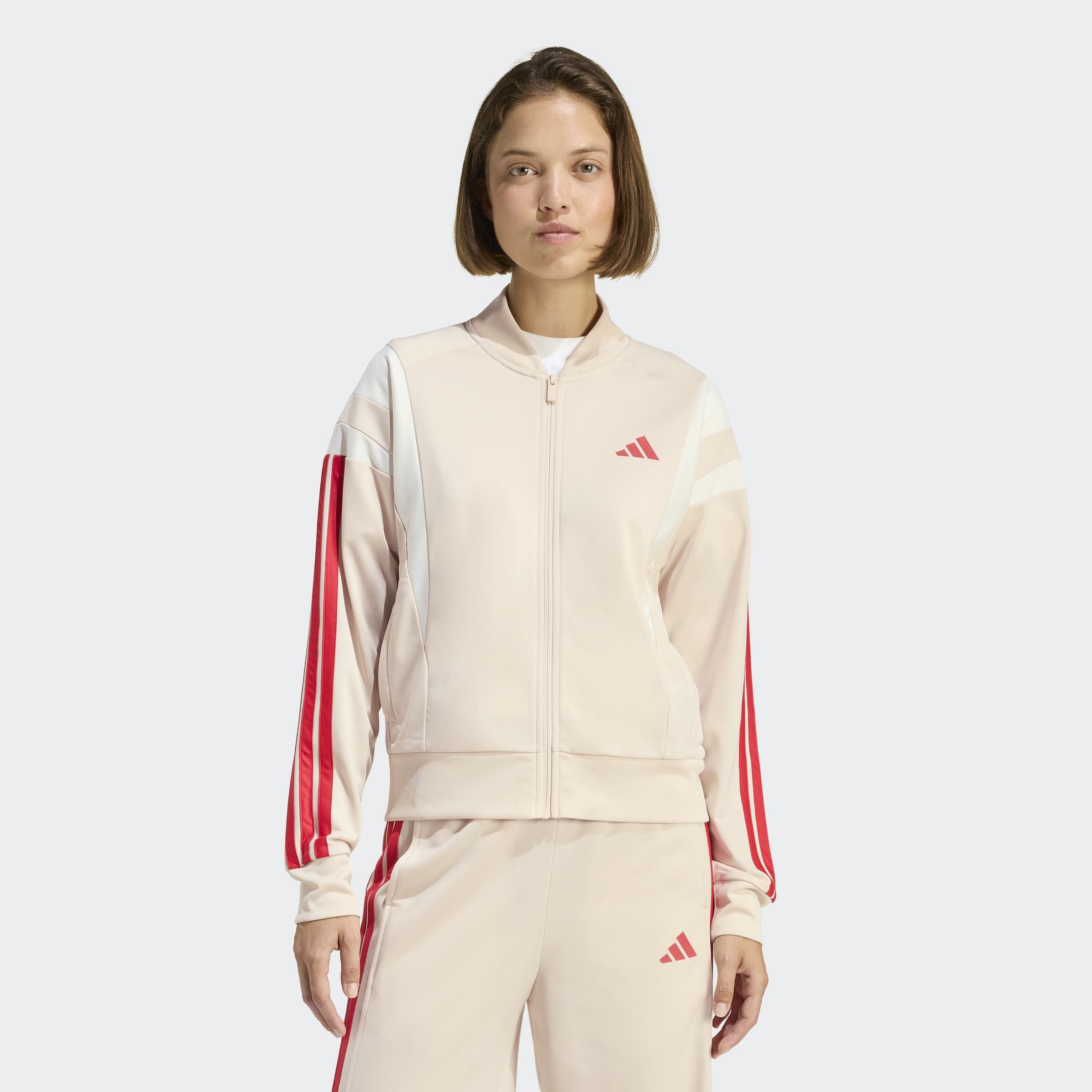 adidas Sportswear Sweatjacke 3S FASHION TRACK (1-tlg) günstig online kaufen