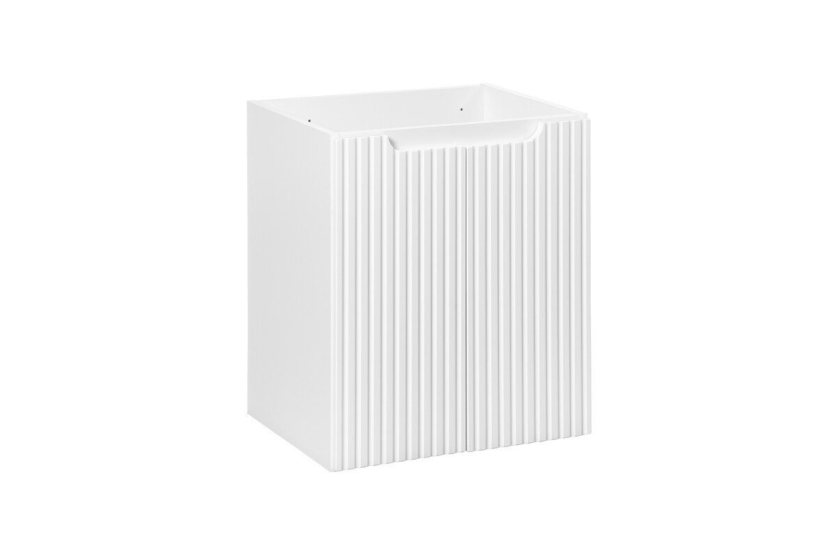 ROYAL24_MARKT Waschbeckenunterschrank - Nova White N BM102 - Waschbeckenunterschrank (2 Türen) 80,60,50 cm (Waschbeckenunterschrank, 2-St., Premium - Nova White N) Premium – Schick – Makellos.