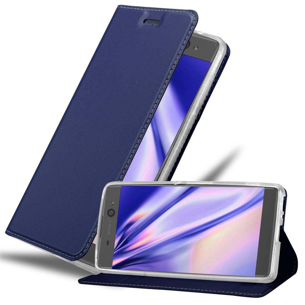 Cadorabo Handyhülle für Sony Xperia XA Hülle Sony Xperia XA, Schutzhülle Hülle mit Standfunktion, Magnetverschluss und Kartenfach