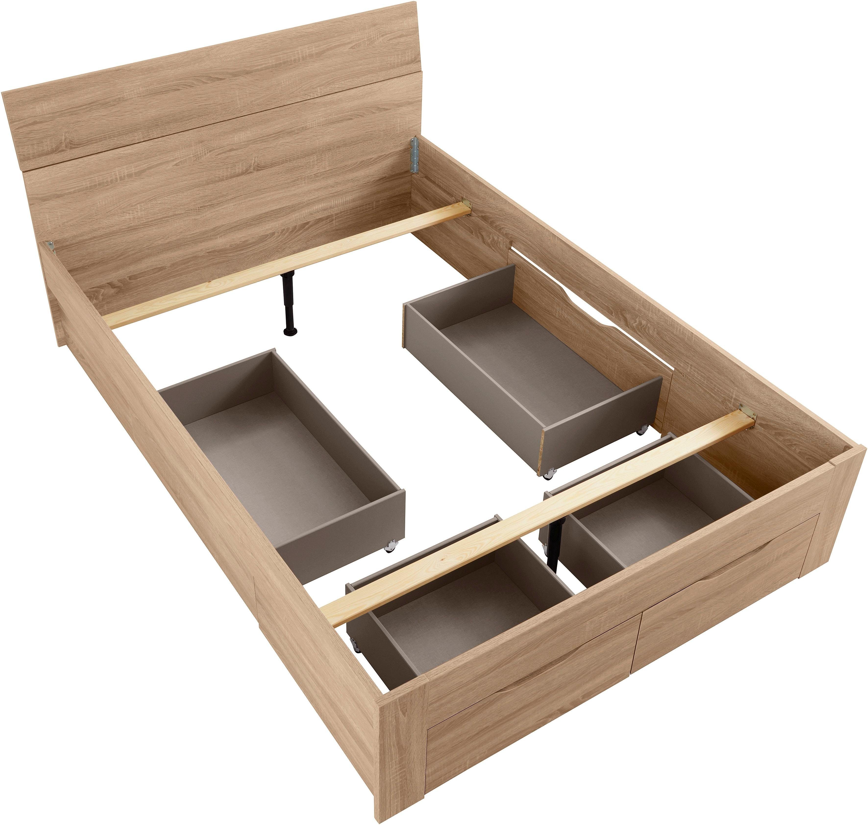 rauch Bett Einzelbett Doppelbett Stauraum FLEXX Breiten 90/140/180 cm, Einzelbett Doppelbett Stauraum FLEXX Breiten 90/140/180 cm – Bild 5 von 5