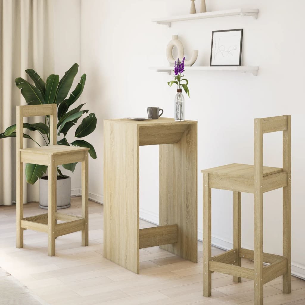 vidaXL Esstisch Bartisch Sonoma-Eiche 51x50x103,5 cm günstig online kaufen