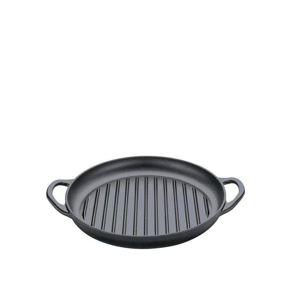 Neuetischkultur Pfannen-Set Grillpfanne mit 2 Griffen PROVENCE, Gusseisen (1 -tlg), Maße: Länge: 38,5 cm, Breite: 31 cm, Höhe: 3,5 cm