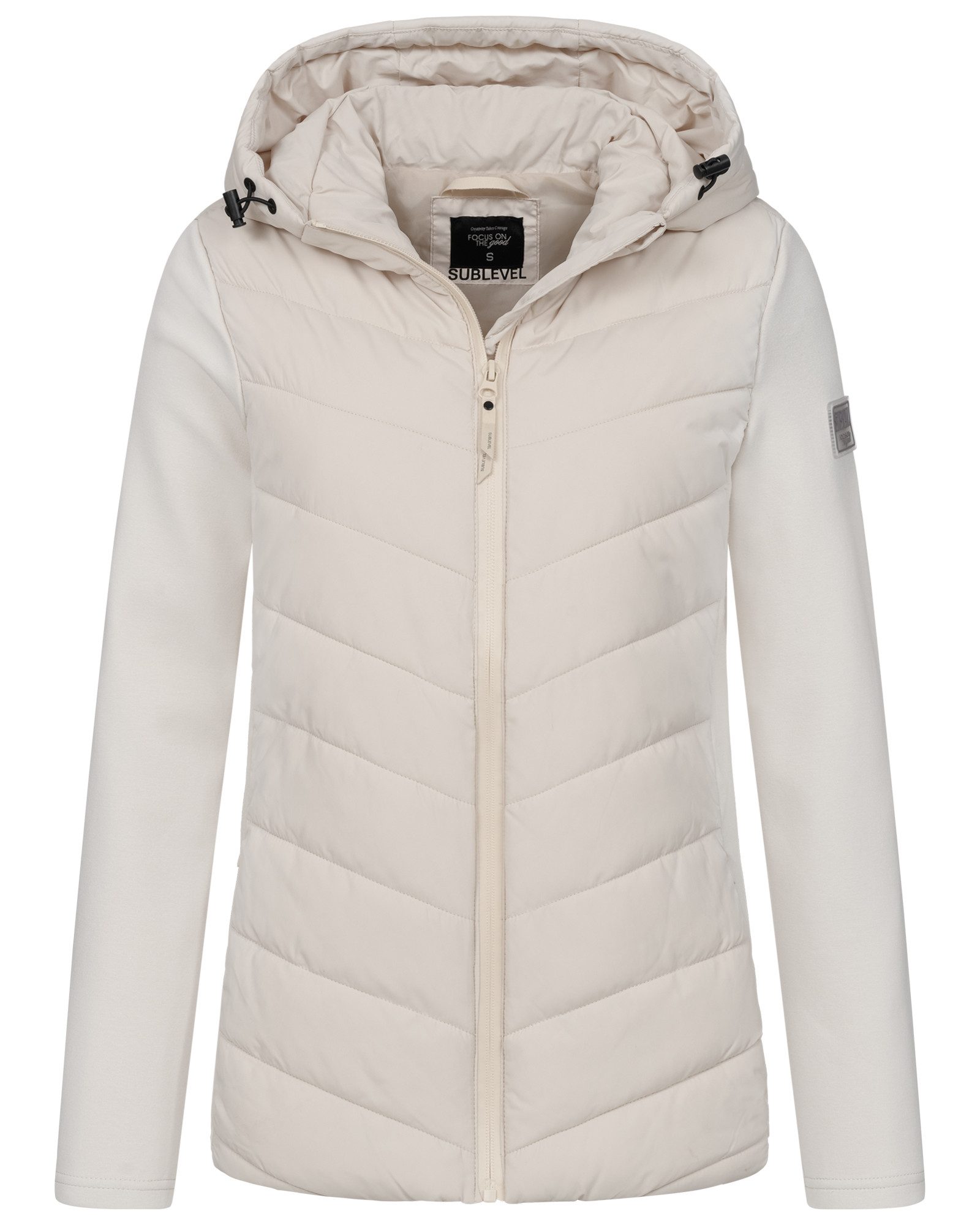 SUBLEVEL Steppjacke Damen Übergangsjacke leicht Steppjacke Frühlingsjacke sportlich modern