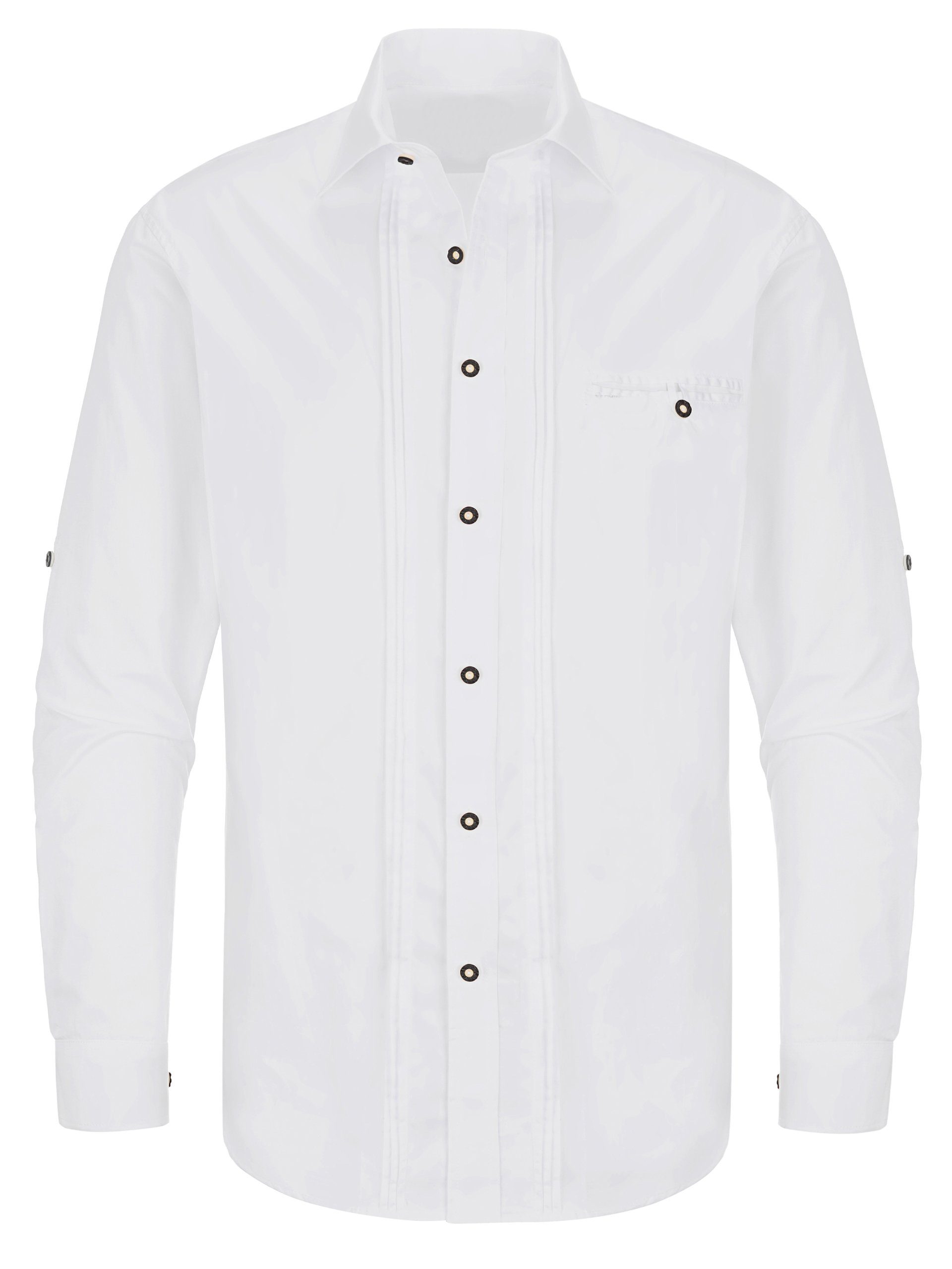 FUCHS Trachtenhemd Landhaushemd Laurentius weiß | Trachtenhemden