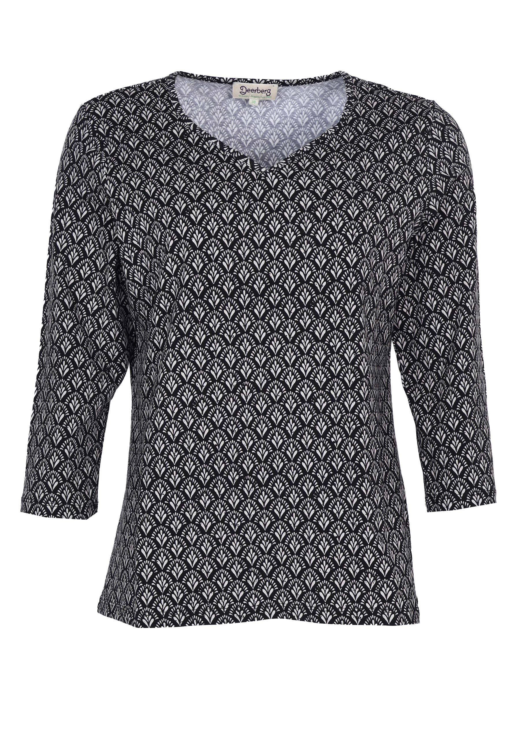 Deerberg Langarmshirt Shirt Hellena Ethno