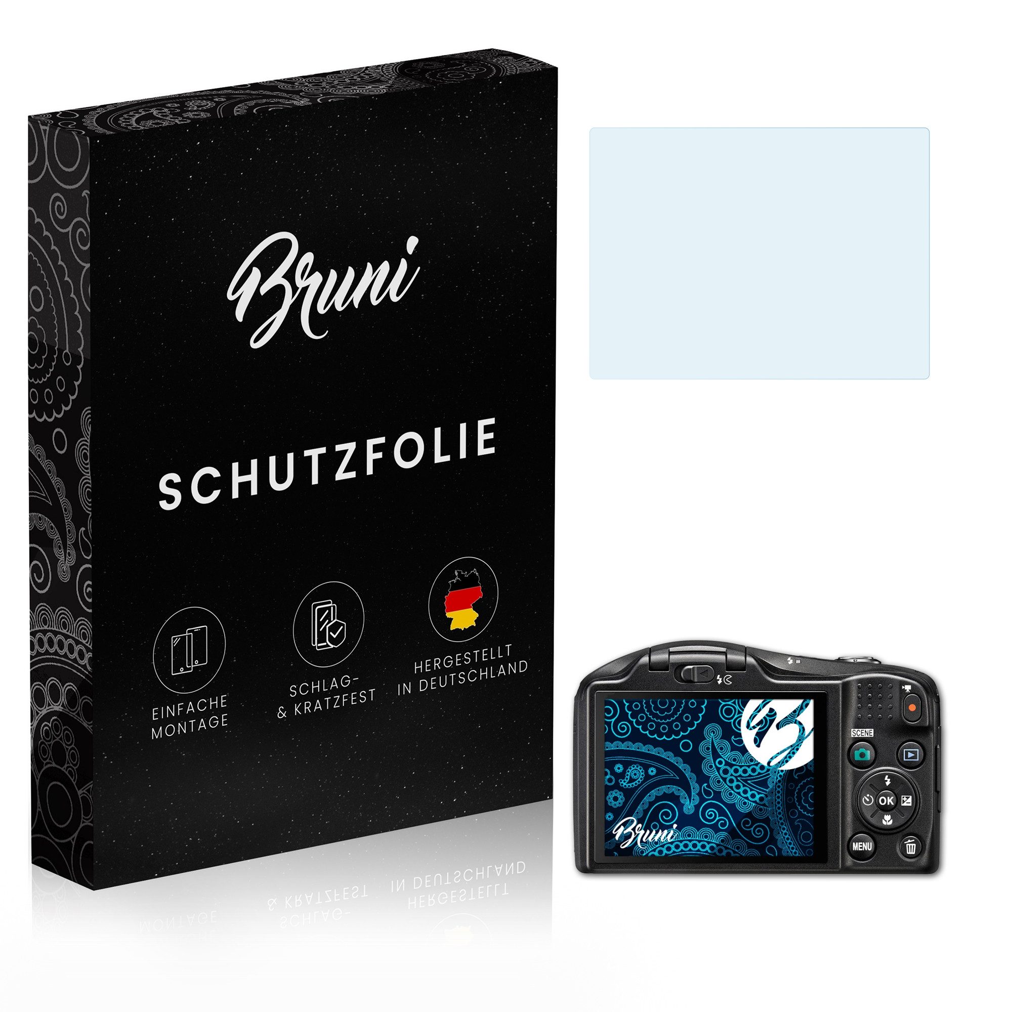Schutzfolie Glasklare Displayschutzfolie für Coolpix L620