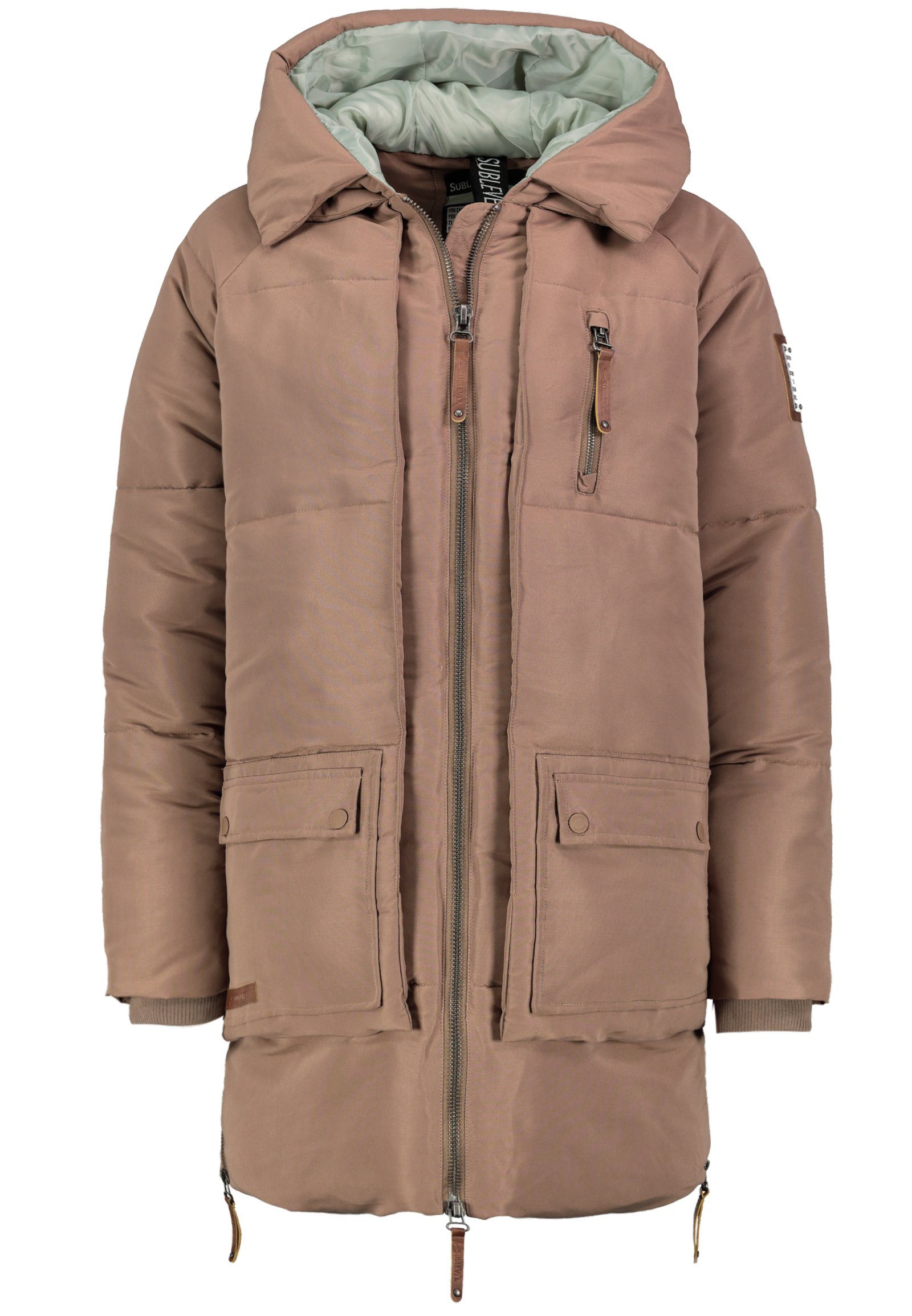 SUBLEVEL Parka Winter Jacke Mantel Parka günstig online kaufen
