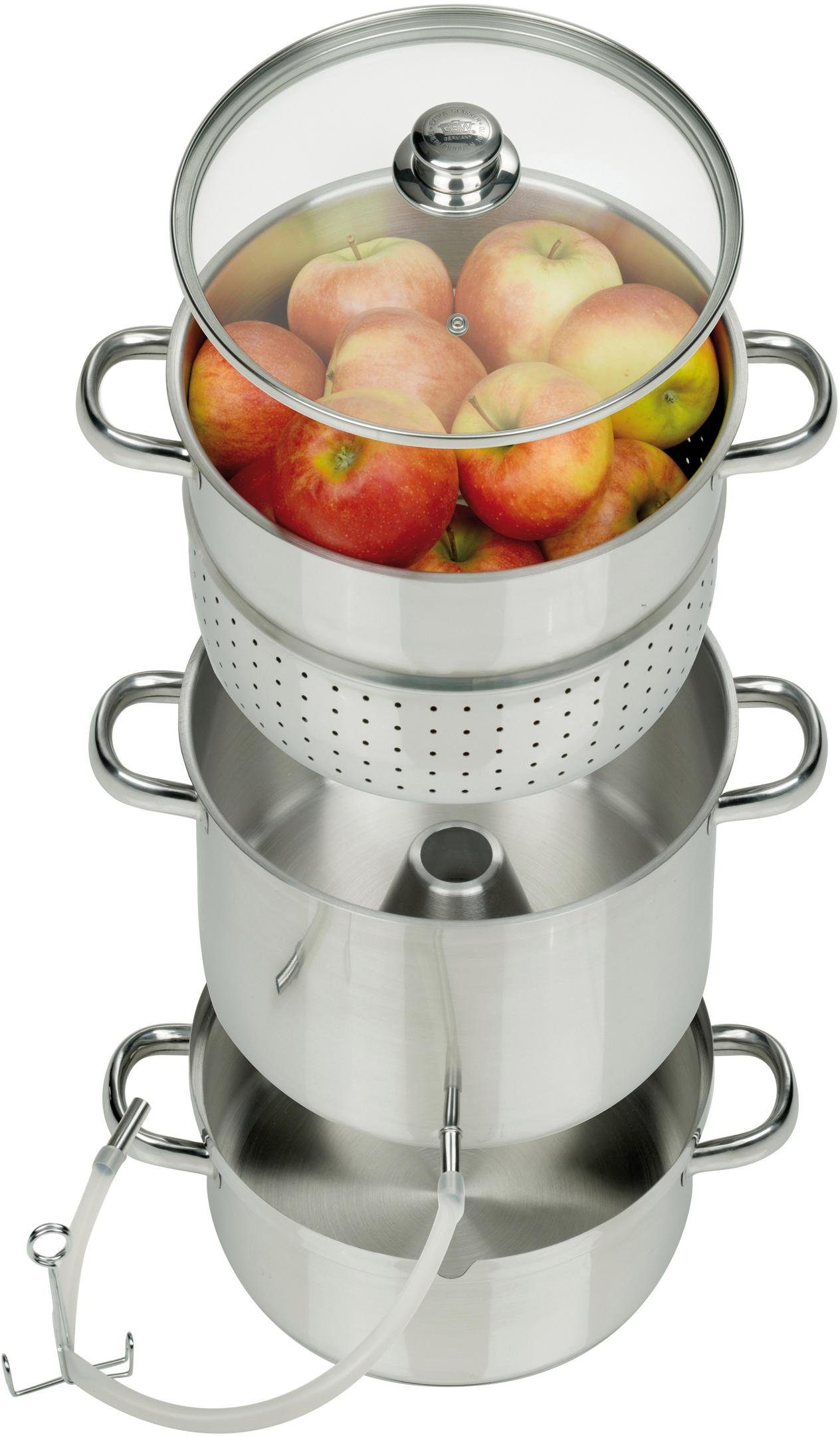 GSW Einkochtopf, Edelstahl (1-tlg), Edelstahl, Induktion