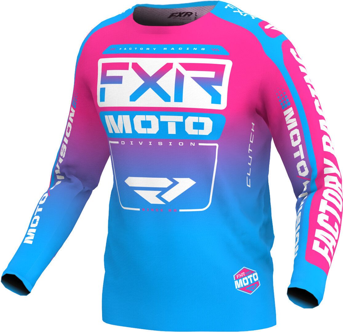 FXR Motorradhandschuhe Clutch 2024 Kids Motocross Jersey