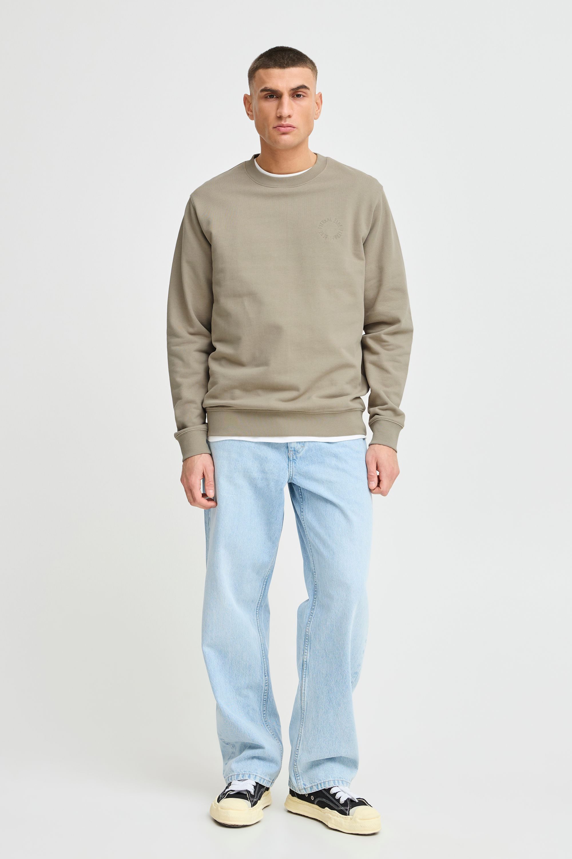!Solid Sweatshirt SDOratio Lässiges Sweatshirt mit Backprint