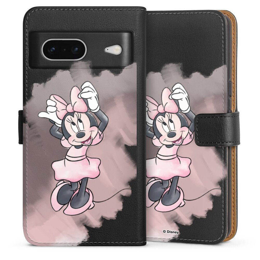 DeinDesign Handyhülle Mickey & Minnie Mouse Disney Motiv ohne Hintergrund, Google Pixel 7 Hülle Handy Flip Case Wallet Cover Handytasche Leder