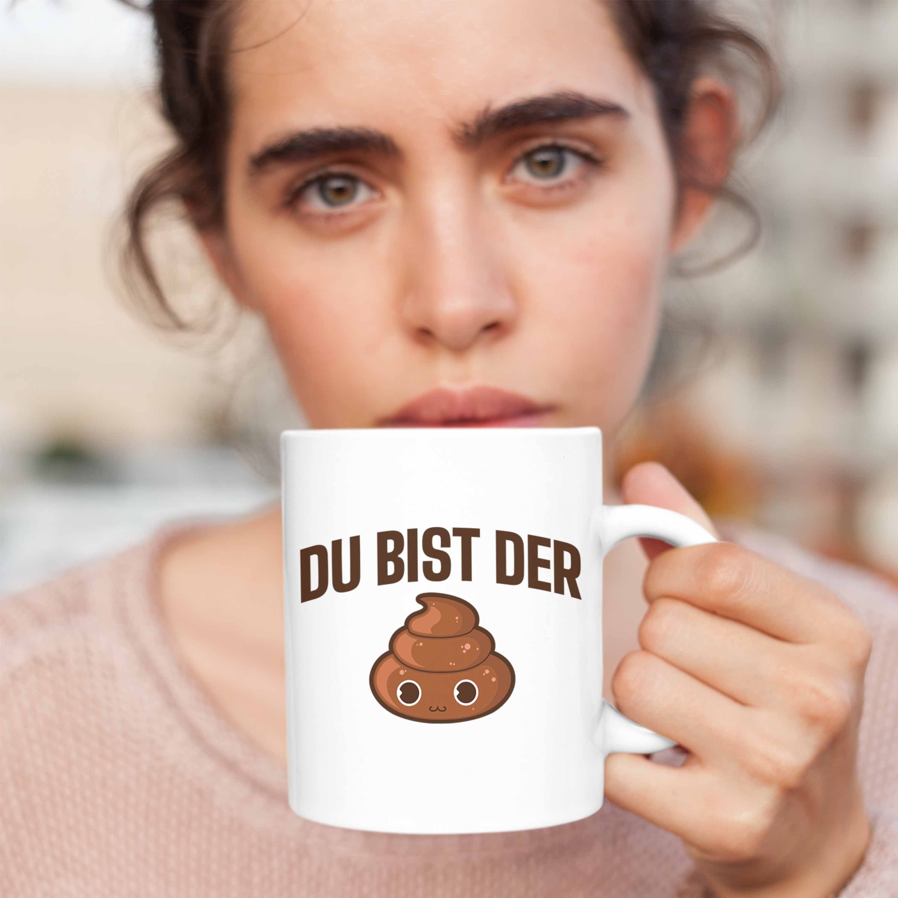 Kollege Tasse Bester Tasse Bist Der - Shit Lustige Spruch Freundin Du mit Geschenk Weiss Spruch Trendation Sarkastischer Freund Kollegin Trendation